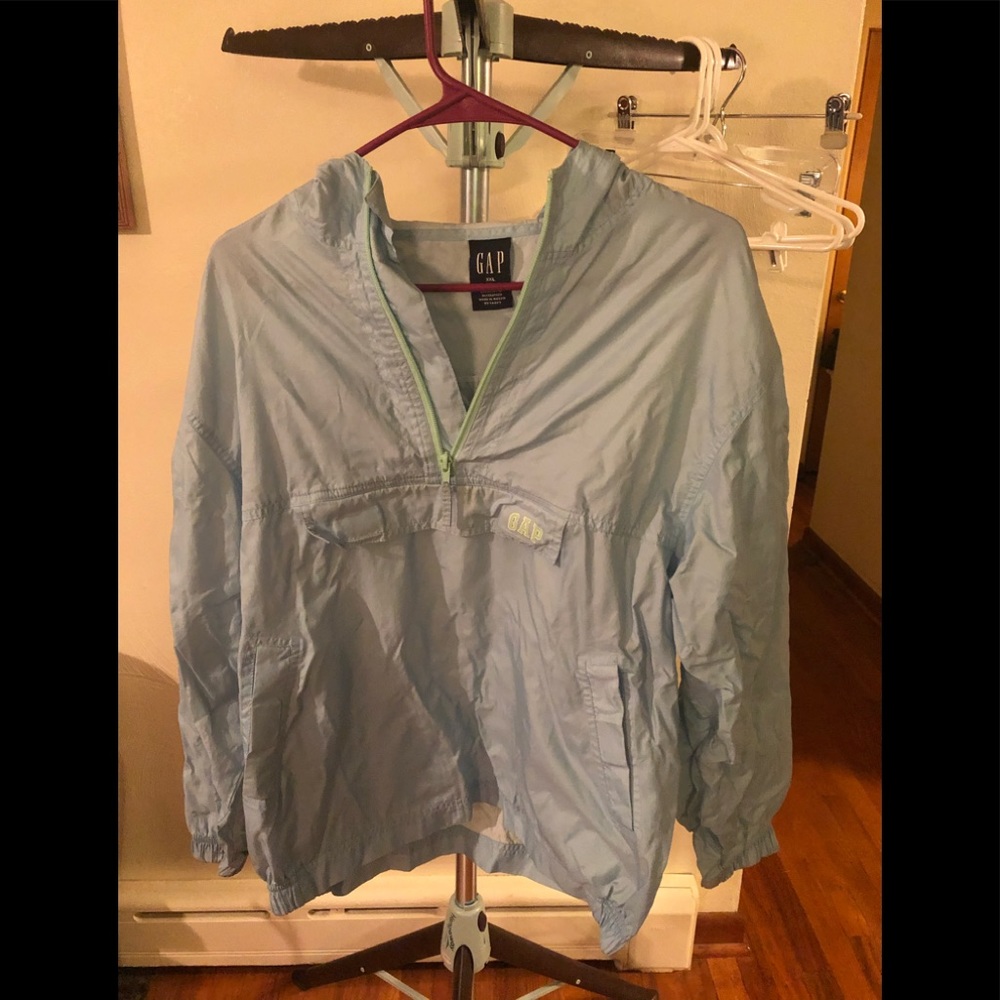 Gap pullover zip up windbreaker